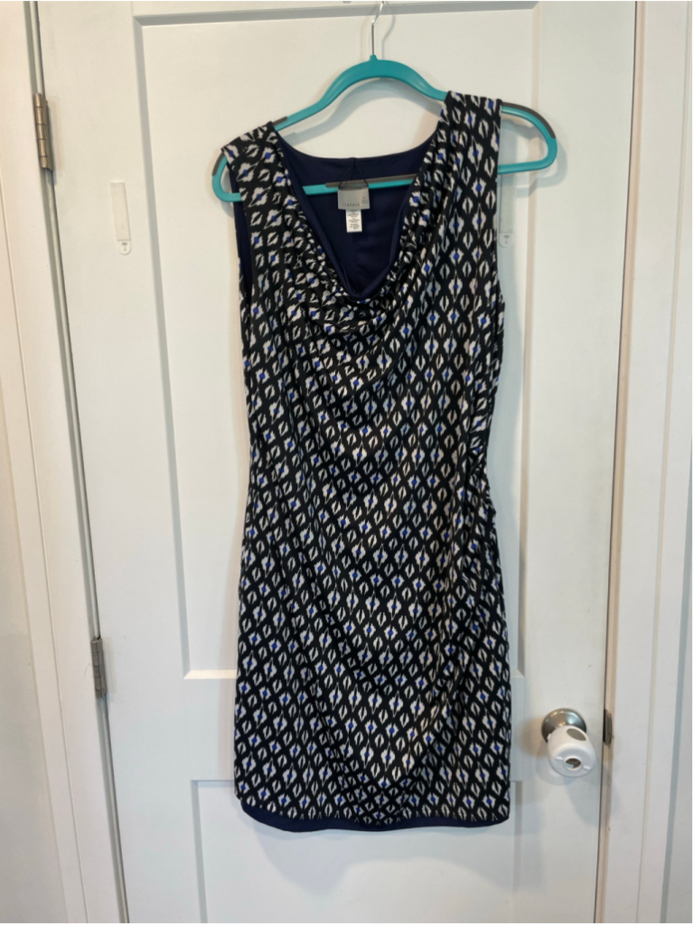 Athleta Dress Inverse Reversible Drape Neck Ruched Womens XL